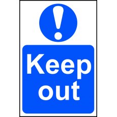 PVC Sign Keep Out