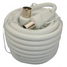 Coaxial Plug To Plug Fly Lead 2m