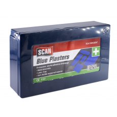 Scan Hypoallergenic Blue Plasters 120 Pack