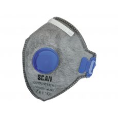 Scan Fold Flat Disposable Odour Valved Mask FFP2 3 Pack
