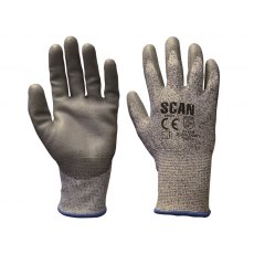 Scan Grey PU Coated Gloves