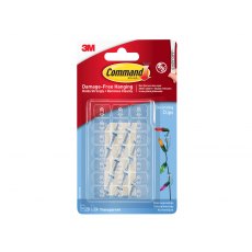 Command Decorating Clips Clear 20 Pack