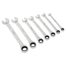 Sealey Combination Ratchet Spanner Set 7 Piece