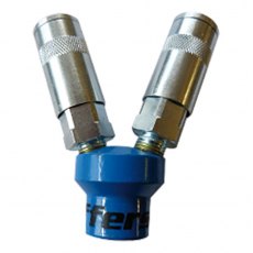 Twin Coupling 1/4" Female To 2 x Female Quick Release