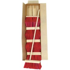 PVC Broom Red