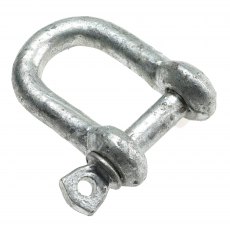 Galvanised Untested D Shackle