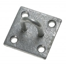 Staple On Plate Galvanised 2 Pack