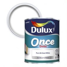 Dulux Once Gloss Pure Brilliant White