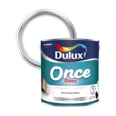 Dulux Once Gloss Pure Brilliant White