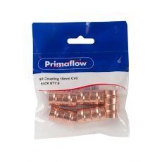 Primaflow Straight Coupling 15mm 5 Pack