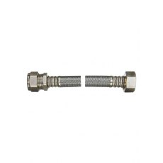 KwikPak Flexible Connector Hose 15mm x 1/2" With Iso Valve