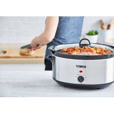 Tower Stainless Steel Slow Cooker 6.5L