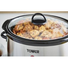 Tower Stainless Steel Slow Cooker 6.5L