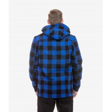 Swanndri Hudson Wool Hoody Blue Check