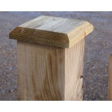 Timber Post Caps Brown