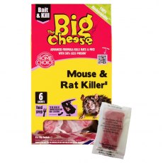 Big Cheese Rat & Mouse Bait 6 Pack