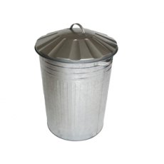 Tapered Metal Dustbin 18L