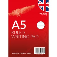 A5 Ruled Writing Pad