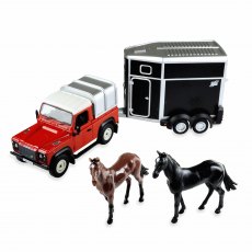 Land Rover Horse Toy Set