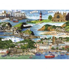 1000 Piece Jigsaw Devon Montage