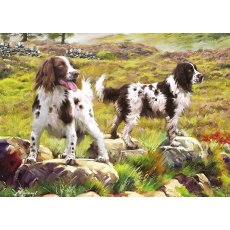 1000 Piece Jigsaw Spaniels On The Moor