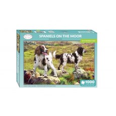 1000 Piece Jigsaw Spaniels On The Moor