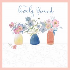 Birthday Card Floral Vases