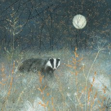 Enchanted Wildlife Card Badger