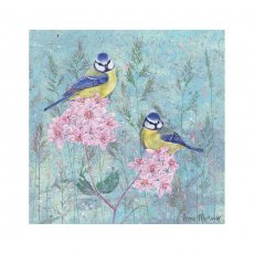 Enchanted Wildlife Card Blue Tits