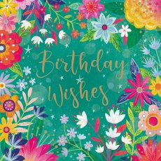 Birthday Card Floral