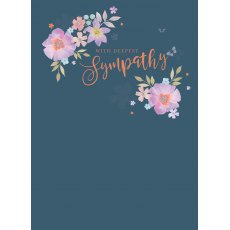 Sympathy Card Delicate Floral