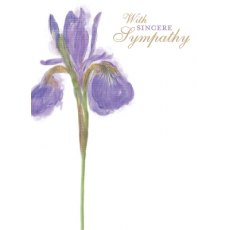 Sympathy Card Iris