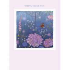 Thinking Of You Card Flowers
