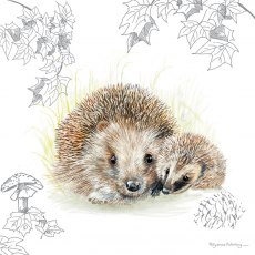 Countryside Card Hedgehogs