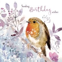 Birthday Card Robin
