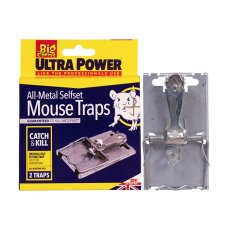 Big Cheese Self Set Metal Mouse Trap 2 Pack