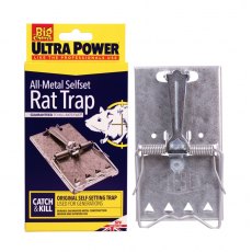 Big Cheese Self Set Metal Rat Trap 2 Pack