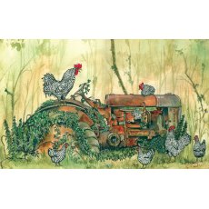 Rusty Tractor Greetings Card