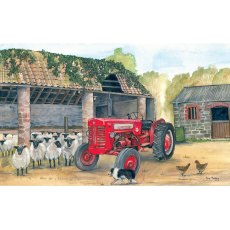 International Tractor Greetings Card