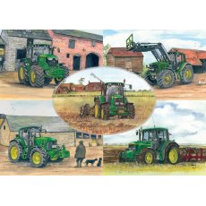 Multi John Deere Greetings Card