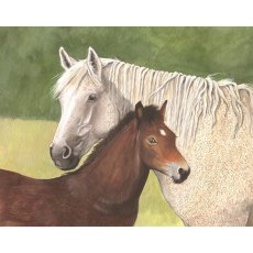 Horse & Foal Greetings Card