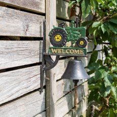 Welcome Sign Tractor & Bell Green