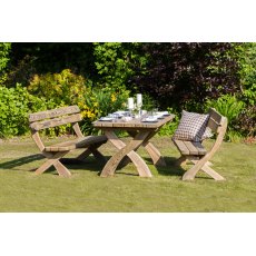 Harriet Table & Bench Set 4 Seater