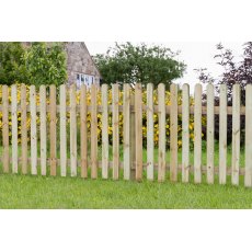 Rounded Top Picket Pale Fencing 1.8m x 90cm