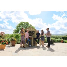Garden Bar & 2 Stool Set