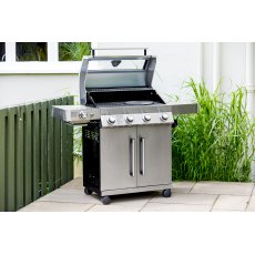 Grillstream Gourmet 4 Burner Hybrid BBQ With Steak Shelf