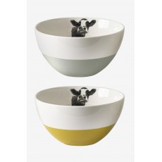 Moo Cereal Bowl 2 Pack