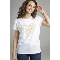 *TSHIRT LILIANA 16 WHITE SLUB