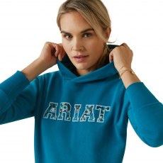 Ariat 3D Logo Hoodie Mosaic Blue