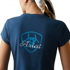 Ariat Logo Script T-Shirt Petrol